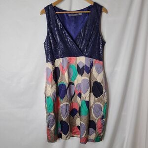 Boden Limited Edition Sequin and Satin‎ Blend Dress US size 12